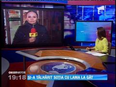 Un bărbat din București și-a tâlhărit soția cu lama la gât!