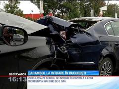 Carambol la intrarea în Bucureşti