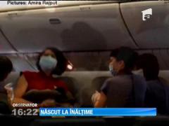 A Născut la 9 mii de metri altitudine!