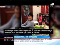 Doi soţi din Thailanda şi-au criogenat fiica de numai 3 ani, răpusă de un cancer