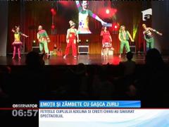 Copiii din Bucureşti au întâlnit trupa de animaţie Gaşca Zurli