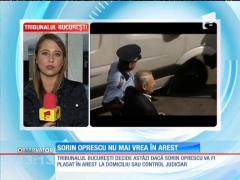 Sorin Oprescu încearcă să scape din arest