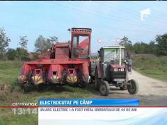 Un bărbat din Alba s-a curentat în timp ce se afla pe câmp