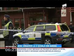 Update! Atac cu sabia comis la o şcoală din Suedia