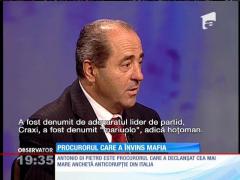 Antonio Di Pietro, procurorul care a învins mafia din Italia