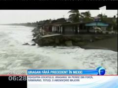 Uraganul Patricia a lovit turiștii din Mexic