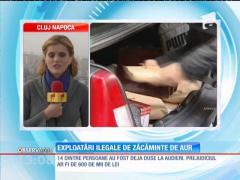 Exploatări ilegale de zăcăminte de aur din galerii miniere aflate în conservare la Roşia Montană