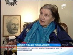 A murit Mitzura Arghezi!