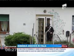 O româncă banuită că ar fi provocat moartea unei bătrâne din Italia a fost arestată