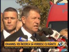 Președintele Iohannis a ajuns la Spitalul Floreasca