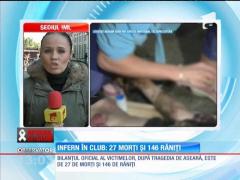 Incendiu în clubul Colectiv. Strigăte de disperare la porțile IML