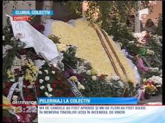 Mii de candele aprinse în memoria tinerilor ucişi în incendiul din club Colectiv