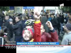 La o chemare pe reţelele de socializare, generaţia #Colectiv a stat 7 ore în stradă