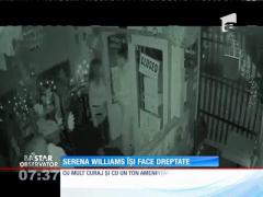 Serena Williams, numarul 1 în tenisul feminin a reuşit să prindă un hoţ care a încercat să-i fure telefonul mobil