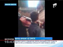 Botez oficiat cu țipete după ce preotul care oficia slujba s-a enervat