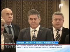 Gabriel Oprea şi-a delegat atribuţiile către Ilie Botoş