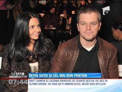 Zvonuri de divorţ între Matt Damon şi Luciana Barroso
