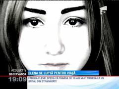 Elena luptă pentru viaţă, deşi are peste jumătate din corp afectat de arsuri grave