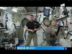 Un astronaut american a cântat la cimpoi, la bordul Staţiei Spaţiale Internaţionale