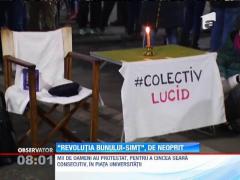 A cincea zi de PROTESTE în Piaţa Universităţii: Peste 3.000  de oameni au ieşit în stradă
