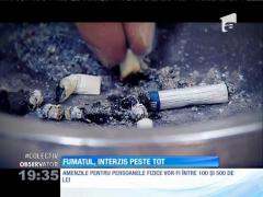 Noul proiect legislativ interzice fumatul în toate spaţiile publice închise