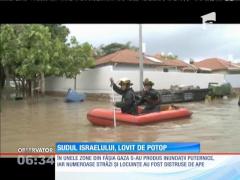 Sudul Israelului şi Fâşia Gaza, lovite de potop