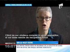 Vești bune pentru cei doi răniţi internați în spitalul din Newcastle