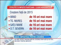 Cresc impozitele pentru locuințe