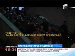 TEROARE LA PARIS | Un jurnalist român, martor la clipele de confuzie din timpul atentatelor