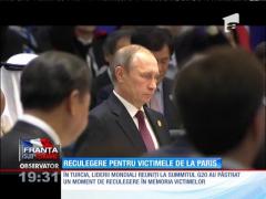 Reculegere pentru victimele de la Paris