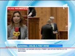 Guvernul Cioloș a fost validat de Parlament!