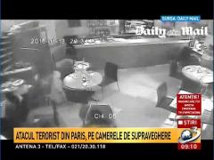 Imagini ŞOCANTE! Atacul terorist din Paris, pe camerele de supraveghere