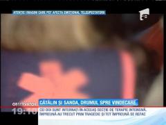 #Colectiv! Cătălin şi Sanda, drumul spre vindecare