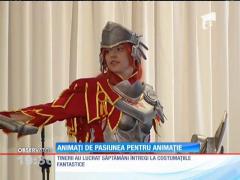 Zeci de tineri s-au costumat precum idolii lor din filmele de animație, în cadrul unui festival inedit