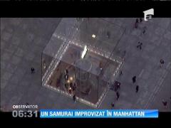 Un individ, înarmat cu o sabie, a stârnit panică la New York