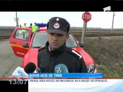 Un şofer şi-a găsit sfârşitul la trecerea peste o cale ferată, în judeţul Neamţ