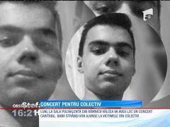 Concert caritabil pentru ajutorarea victimelor incendiului din clubul Colectiv