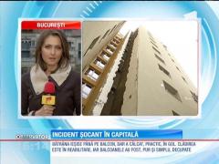 A căzut de la etajul patru când a ieșit pe balconul care nu mai exista! De vină este firma care se ocupa de reabilitarea blocului
