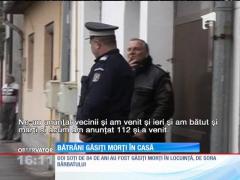 Moarte suspectă. Doi bătrâni, soţ şi soţie, găsiți morți în casă