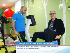 Gabriel Cotabiţă s-a întors în sala de fitness