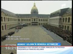 La Paris, moment solemn în memoria victimelor din ”vinerea neagră”