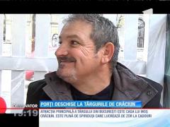 În marile oraşe din ţară, târgurile de Crăciun şi-au deschis porţile! La Sibiu, copiii pot da o mână de ajutor în atelierul Moşului