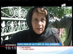Copiii militarilor uciși în misiuni au plâns de Ziua Națională