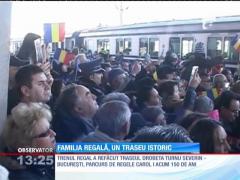 Trenul regal a refăcut traseul parcurs de regele Carol I acum 150 de ani
