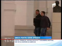 Sorin Oprescu află dacă are voie să ia legătura cu iubita sa