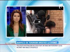 Doi suspecți de terorism, arestați la Sydney