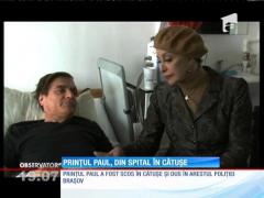 Autointitulatul prinţ de România a fost reţinut în dosarul retrocedărilor ilegale. A ieşit în cătuşe de la DNA Braşov