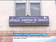 Caz ciudat pentru poliţiştii din Gorj. O tânără dezbrăcată aproape complet, găsită pe un câmp