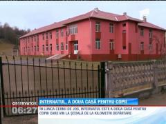 Internatul, a doua casă pentru copii din Lunca Cernii