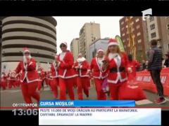 Peste 10.000 de Moși Crăciun, prezenți la un maraton caritabil